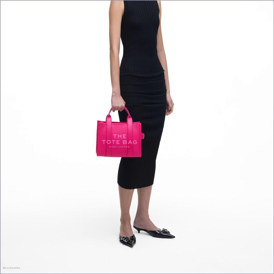  Marc Jacobs HOT PINK BAGS/The Tote Bag/The Leather Small Tote Bag