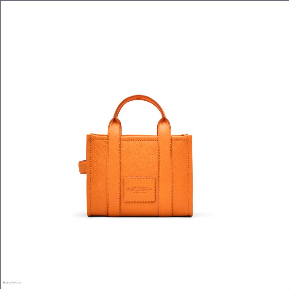  Marc Jacobs TANGERINE BAGS/The Tote Bag/The Leather Small Tote Bag