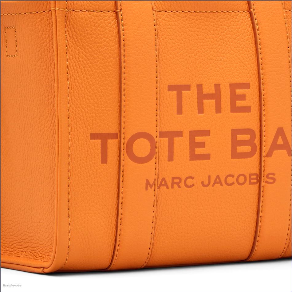  Marc Jacobs TANGERINE BAGS/The Tote Bag/The Leather Small Tote Bag