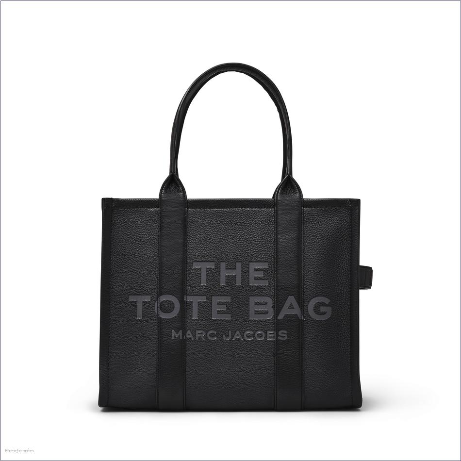  Marc Jacobs BLACK BAGS/The Tote Bag/The Leather Large Tote Bag