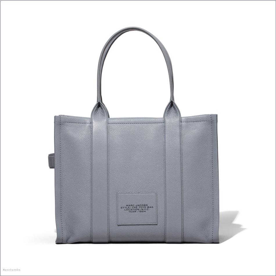  Marc Jacobs WOLF GREY BAGS/The Leather Tote Bag/The Leather Large Tote Bag