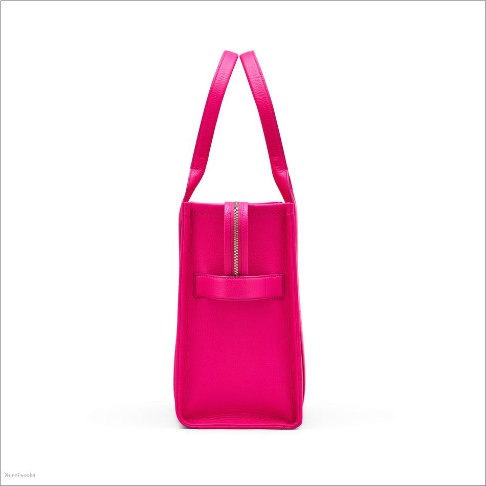  Marc Jacobs HOT PINK BAGS/The Tote Bag/The Leather Large Tote Bag