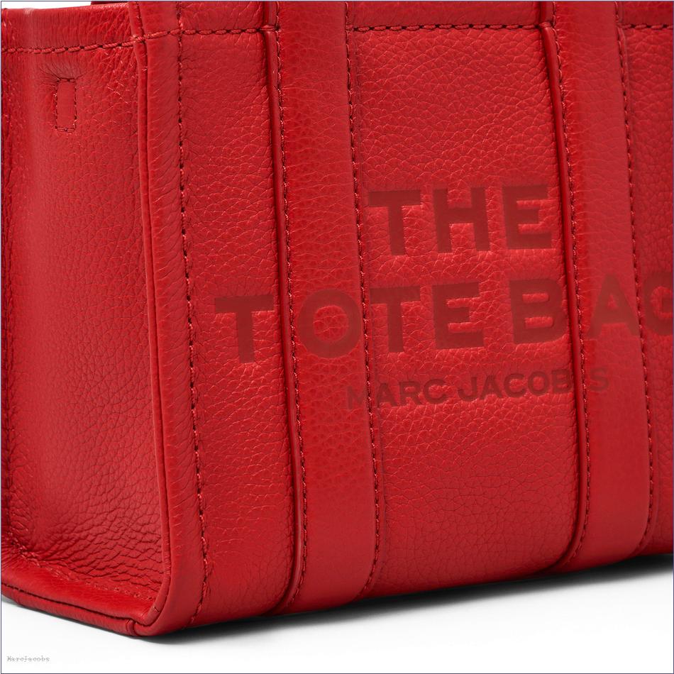  Marc Jacobs TRUE RED BAGS/The Tote Bag/The Leather Crossbody Tote Bag