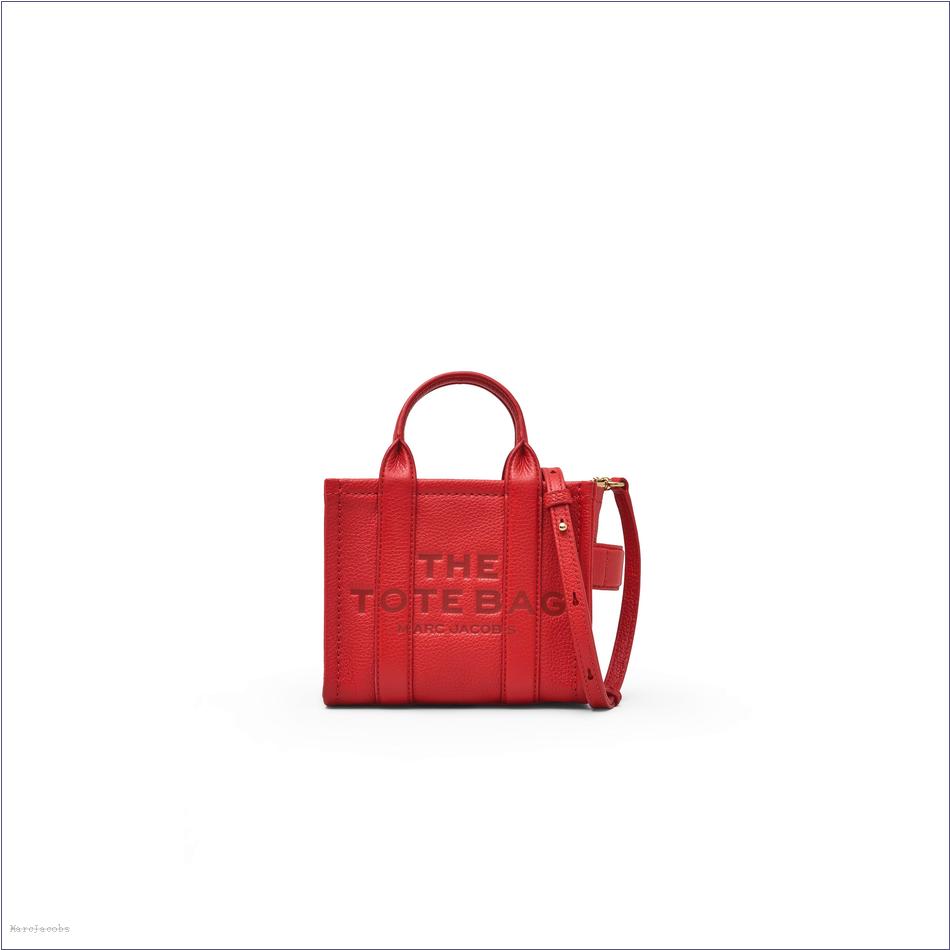  Marc Jacobs TRUE RED BAGS/The Tote Bag/The Leather Crossbody Tote Bag