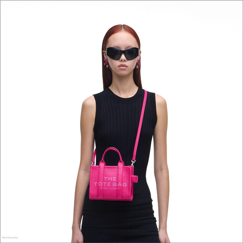  Marc Jacobs HOT PINK BAGS/The Tote Bag/The Leather Crossbody Tote Bag