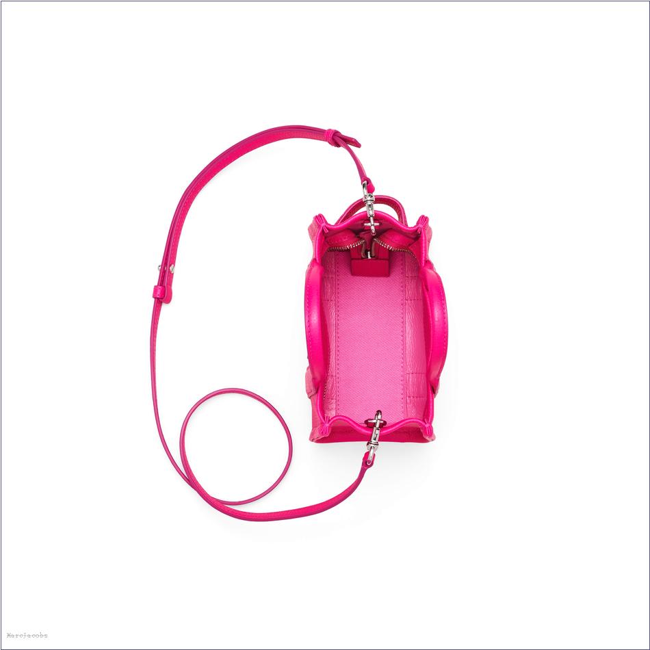  Marc Jacobs HOT PINK BAGS/The Tote Bag/The Leather Crossbody Tote Bag