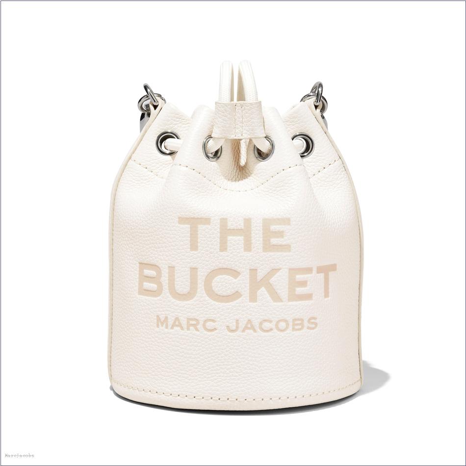  Marc Jacobs COTTON/SILVER BAGS/Bucket Bags/The Leather Bucket Bag