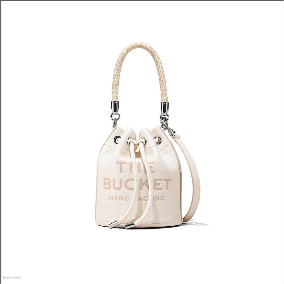  Marc Jacobs COTTON/SILVER BAGS/Bucket Bags/The Leather Bucket Bag