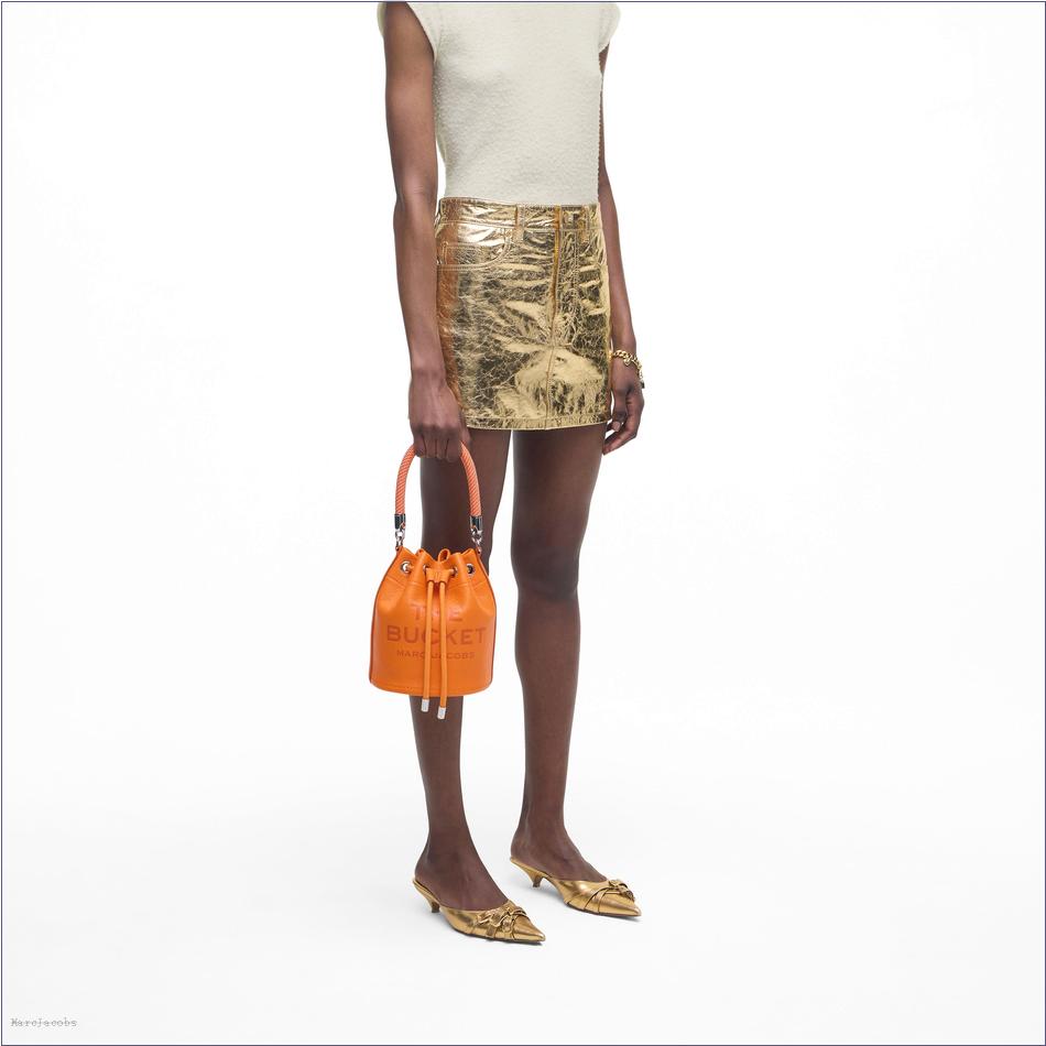  Marc Jacobs TANGERINE BAGS/Bucket Bags/The Leather Bucket Bag