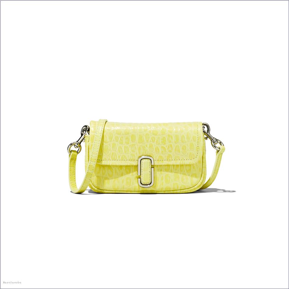  Marc Jacobs TENDER YELLOW MARCDOWN/View All Marcdown/The Croc-Embossed J Marc Mini Bag