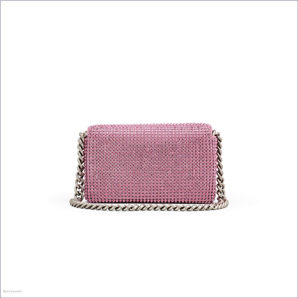  Marc Jacobs PETAL PINK MARCDOWN/View All Marcdown/The Rhinestone J Marc Mini Shoulder Bag