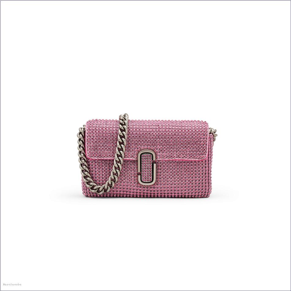  Marc Jacobs PETAL PINK MARCDOWN/View All Marcdown/The Rhinestone J Marc Mini Shoulder Bag