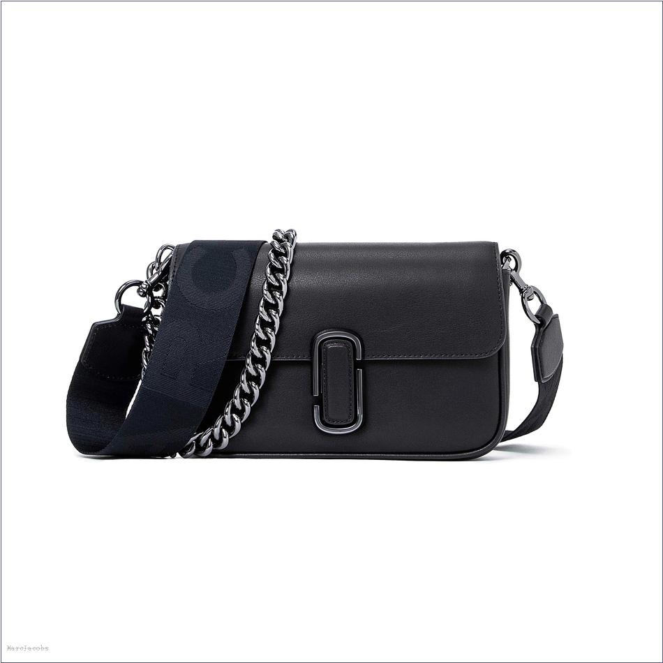  Marc Jacobs BLACK/GUNMETAL The J Marc Shoulder Bag