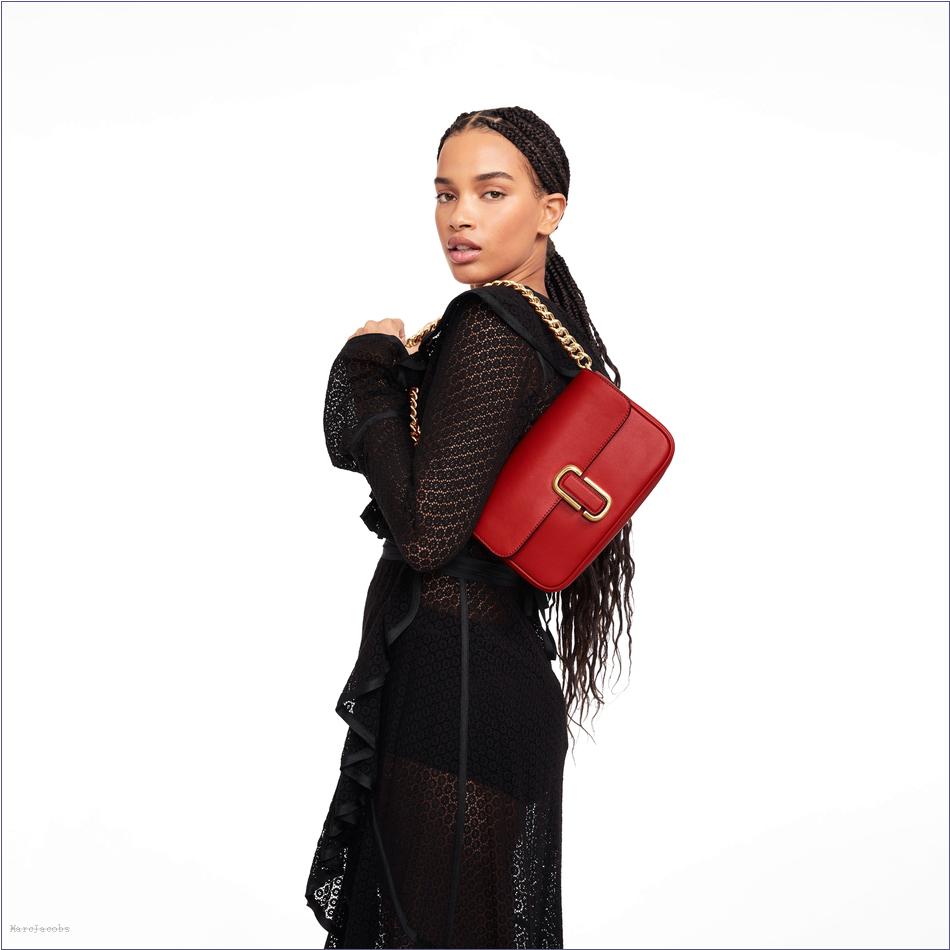  Marc Jacobs TRUE RED The J Marc Shoulder Bag