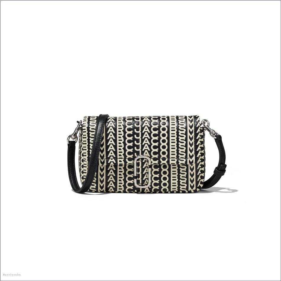  Marc Jacobs BLACK/WHITE MARCDOWN/View All Marcdown/The Monogram Leather J Marc Mini Bag