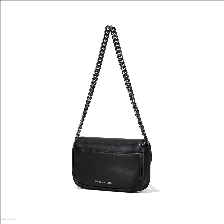  Marc Jacobs BLACK/GUNMETAL The J Marc Mini Shoulder Bag