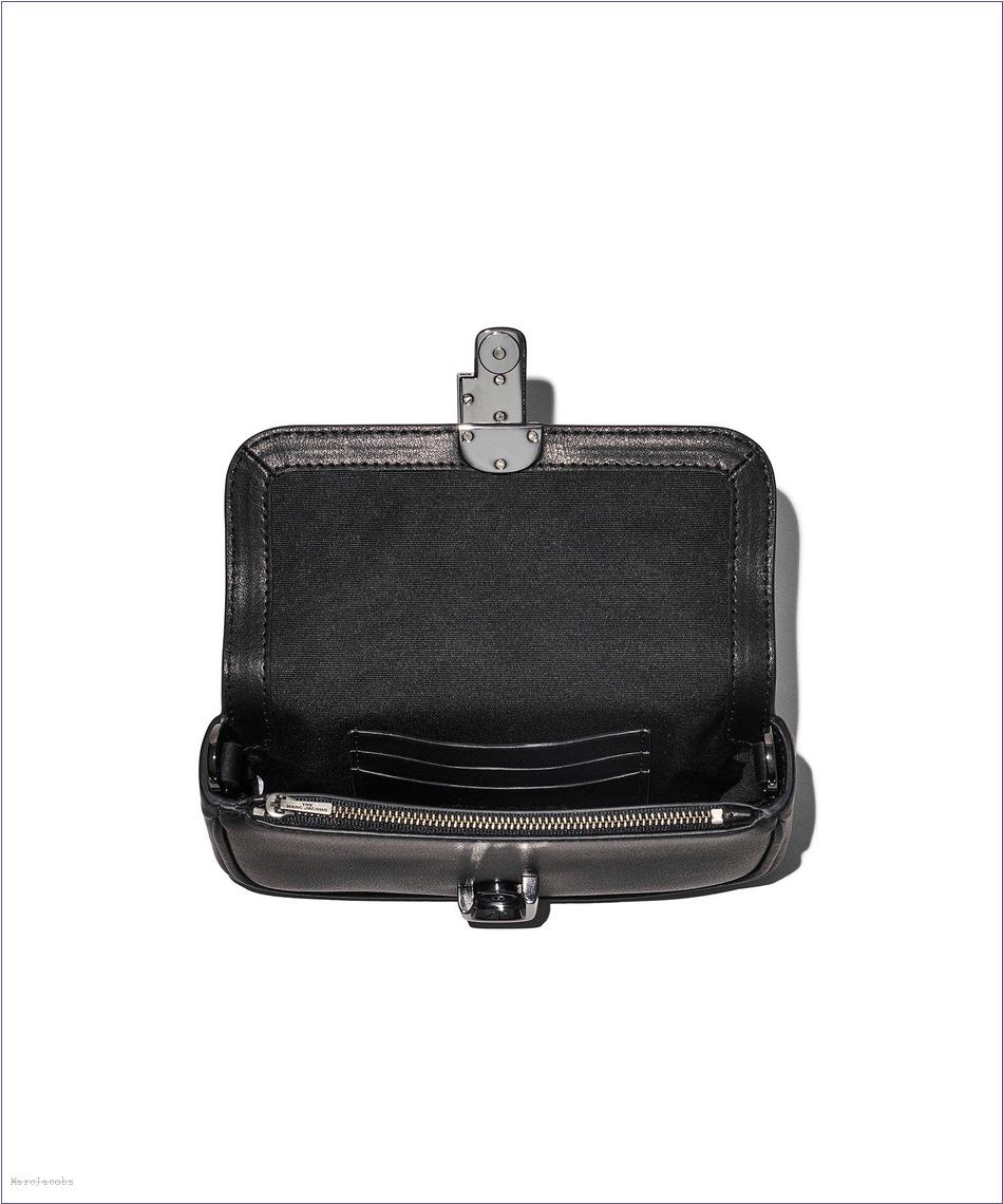  Marc Jacobs BLACK/GUNMETAL The J Marc Mini Shoulder Bag