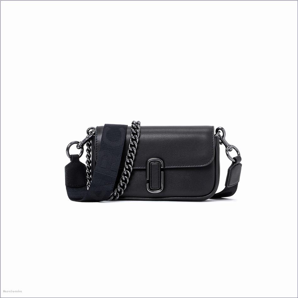  Marc Jacobs BLACK/GUNMETAL The J Marc Mini Shoulder Bag