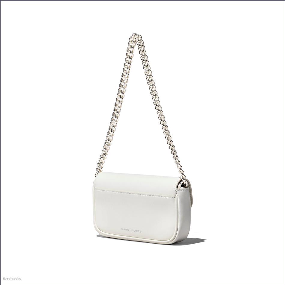  Marc Jacobs WHITE/SILVER MARCDOWN/View All Marcdown/The J Marc Mini Shoulder Bag