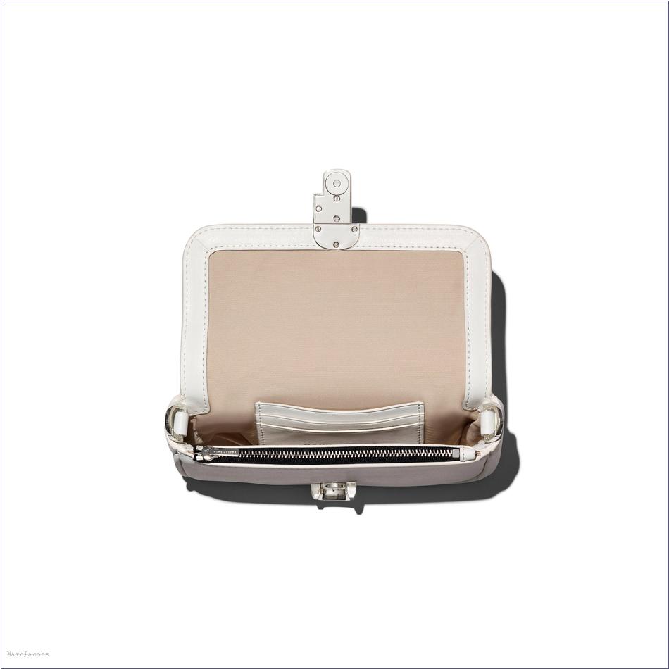  Marc Jacobs WHITE/SILVER MARCDOWN/View All Marcdown/The J Marc Mini Shoulder Bag