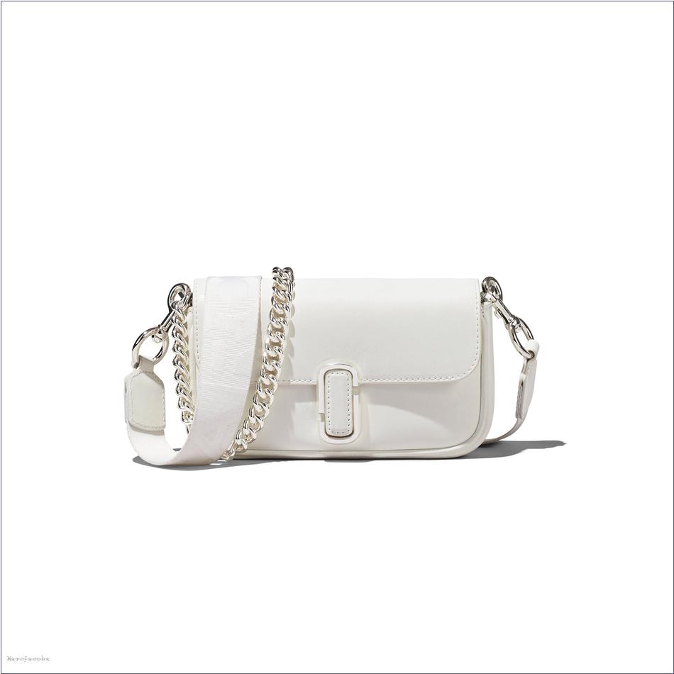  Marc Jacobs WHITE/SILVER MARCDOWN/View All Marcdown/The J Marc Mini Shoulder Bag