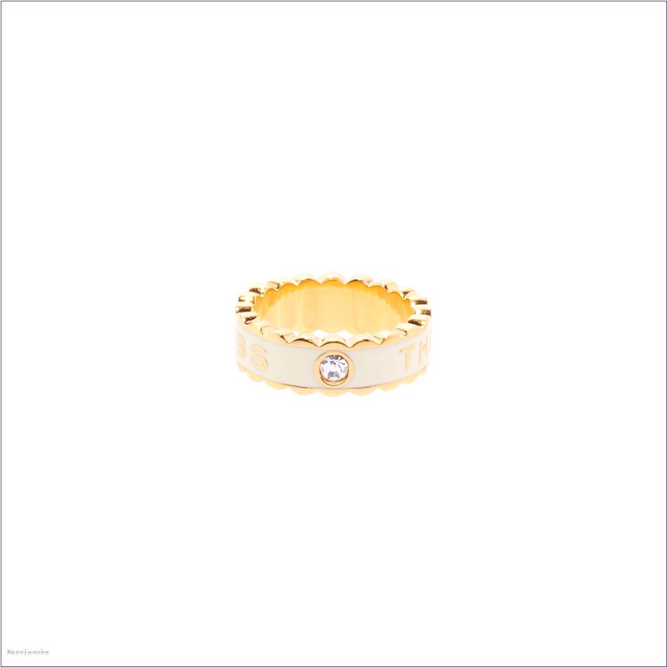  Marc Jacobs CREAM/GOLD Jewelry/View All Jewelry/The Scallop Medallion Ring