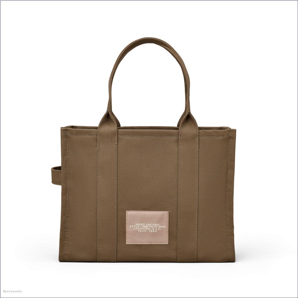  Marc Jacobs SLATE GREEN BAGS/The Tote Bag/The Canvas Large Tote Bag