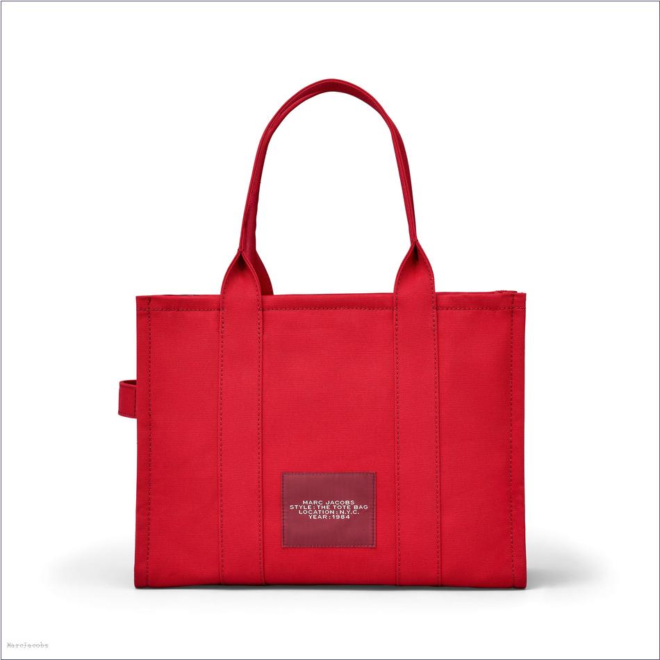  Marc Jacobs TRUE RED BAGS/The Canvas Tote Bag/The Canvas Large Tote Bag