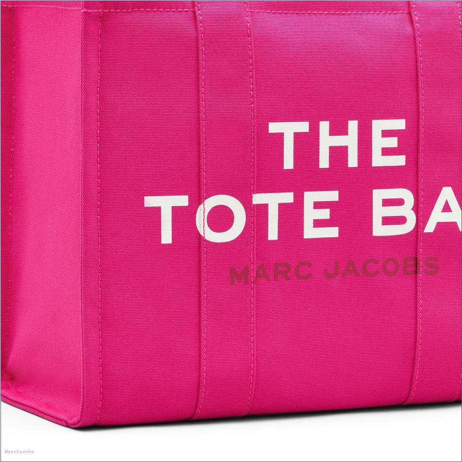  Marc Jacobs HOT PINK BAGS/The Tote Bag/The Canvas Large Tote Bag