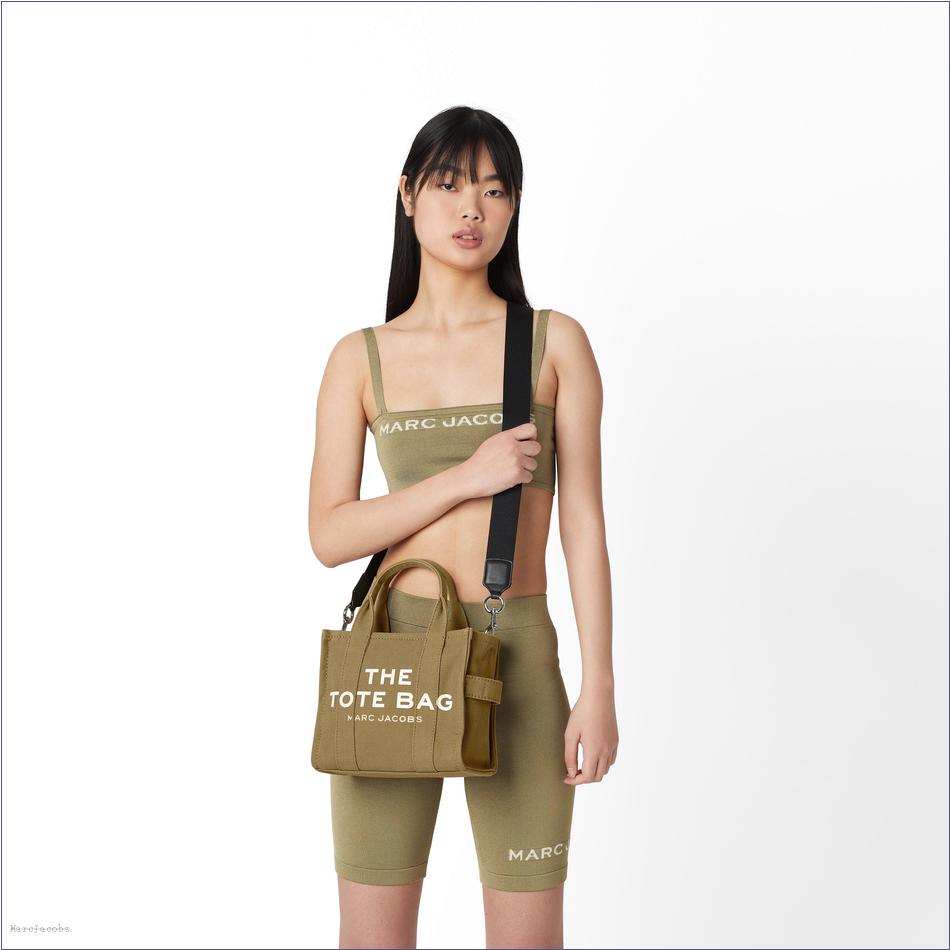  Marc Jacobs SLATE GREEN BAGS/The Canvas Tote Bag/The Canvas Small Tote Bag