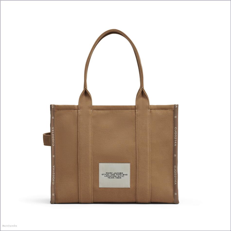  Marc Jacobs CAMEL BAGS/The Tote Bag/The Jacquard Large Tote Bag