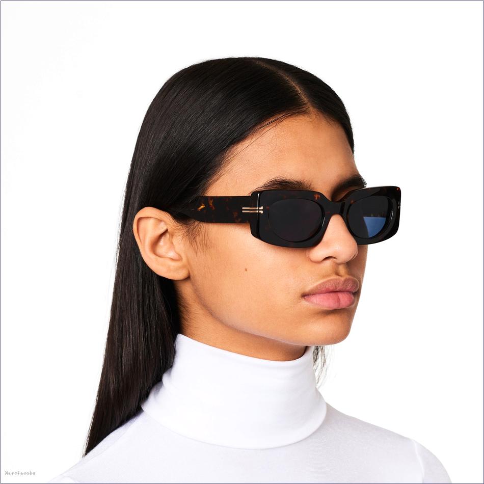  Marc Jacobs HAVANA ACCESSORIES/Sunglasses/Icon Rectangular Sunglasses