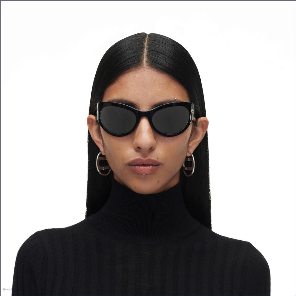  Marc Jacobs BLACK ACCESSORIES/Sunglasses/The Icon Wrapped Sunglasses