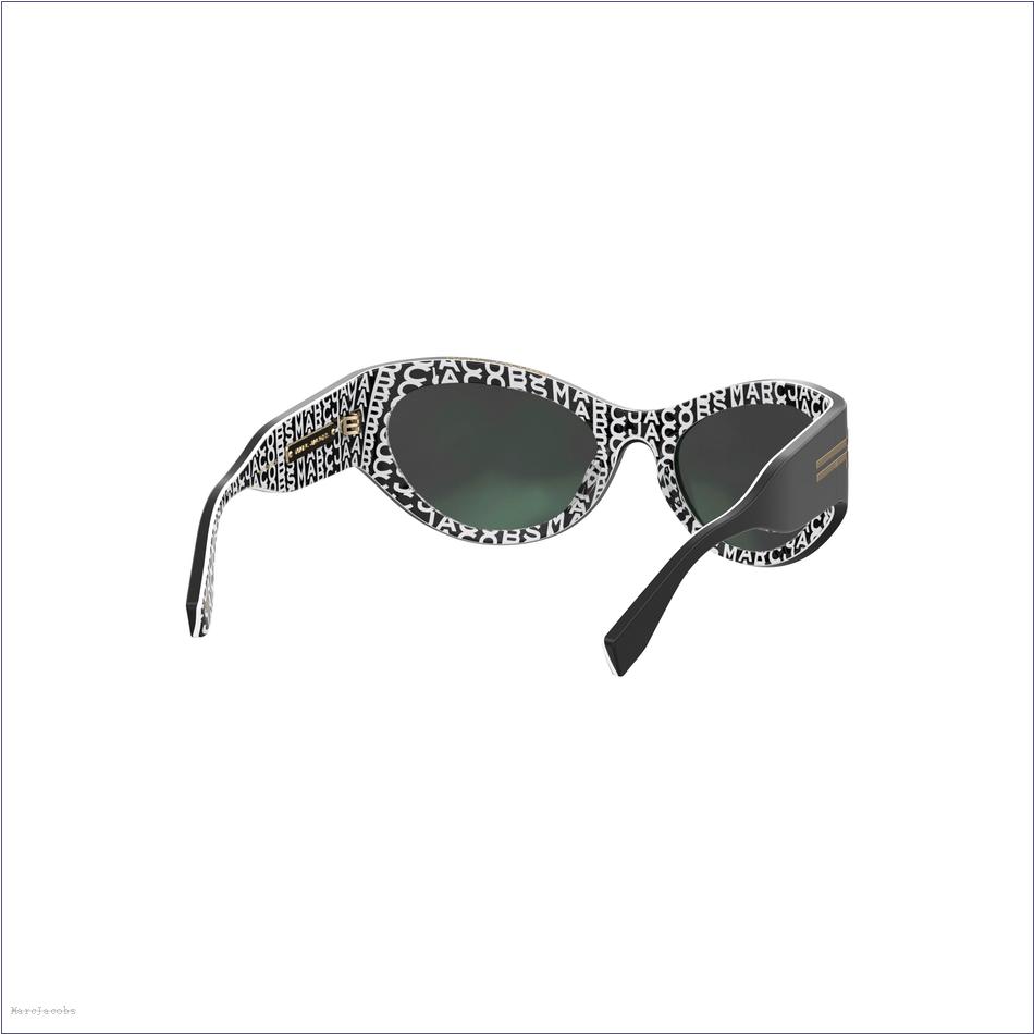  Marc Jacobs BLACK ACCESSORIES/Sunglasses/The Icon Wrapped Sunglasses