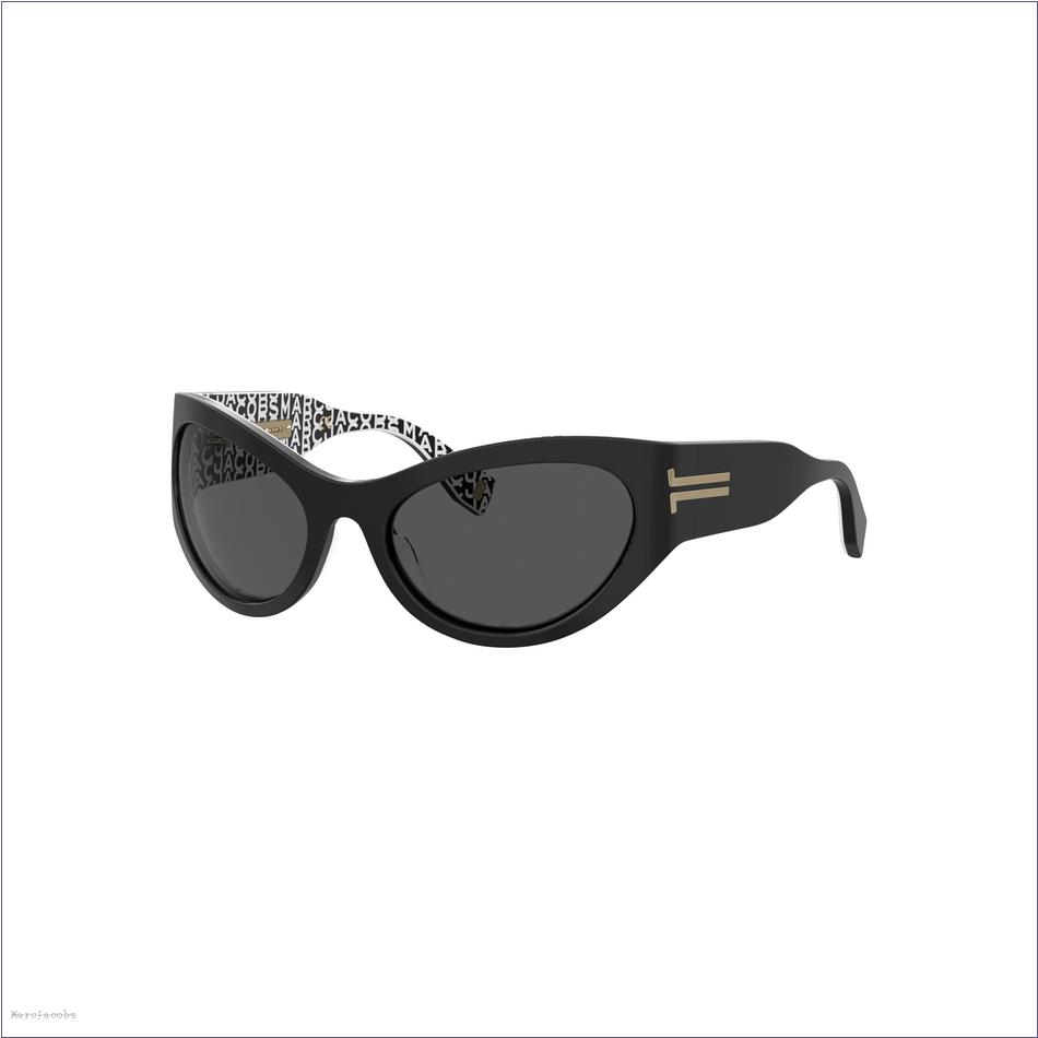  Marc Jacobs BLACK ACCESSORIES/Sunglasses/The Icon Wrapped Sunglasses