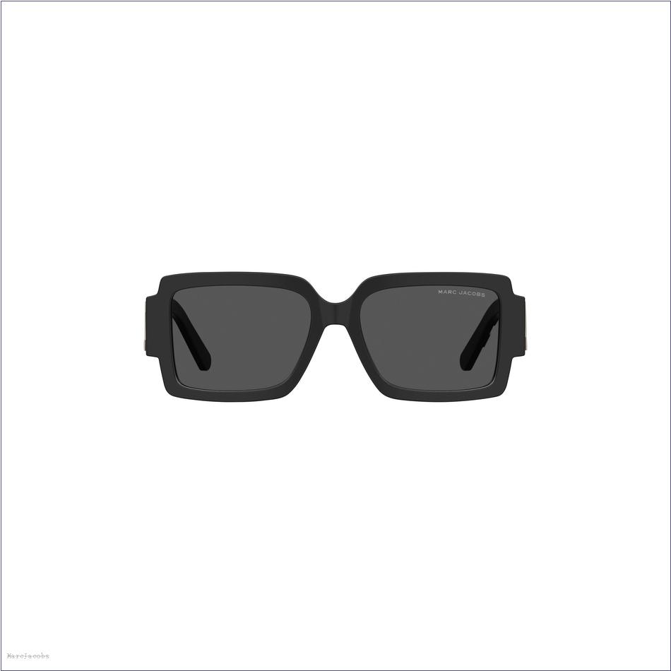  Marc Jacobs BLACK/WHITE ACCESSORIES/Sunglasses/The Bold Logo Square Sunglasses