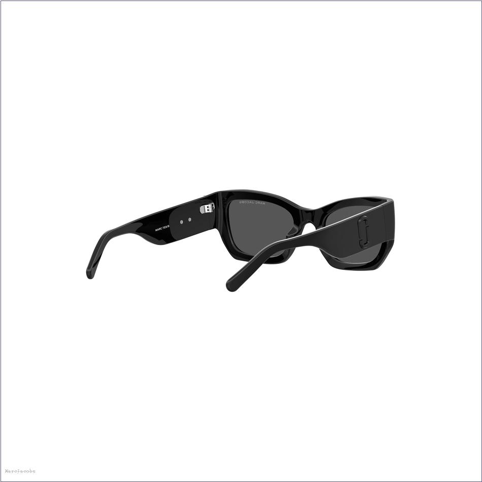  Marc Jacobs BLACK ACCESSORIES/Sunglasses/The J Marc Square Cat Eye Sunglasses