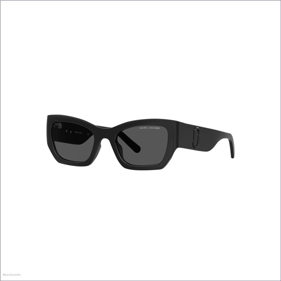  Marc Jacobs BLACK ACCESSORIES/Sunglasses/The J Marc Square Cat Eye Sunglasses