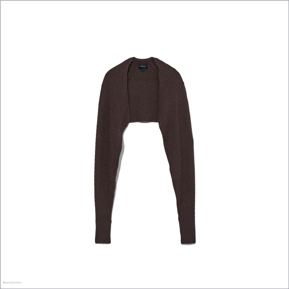  Marc Jacobs BROWN MARCDOWN/View All Marcdown/The Ribbed Bolero Cardigan