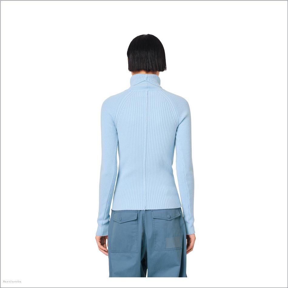  Marc Jacobs BLUE MARCDOWN/View All Marcdown/The Ribbed Turtleneck