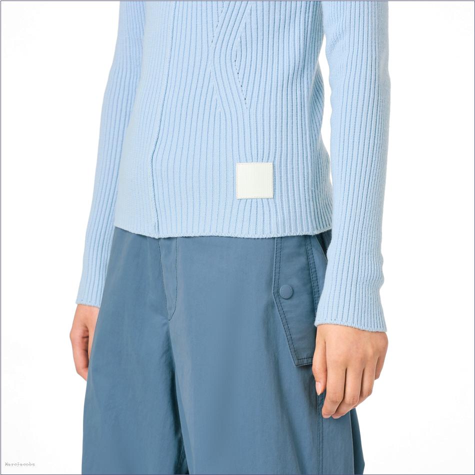  Marc Jacobs BLUE MARCDOWN/View All Marcdown/The Ribbed Turtleneck