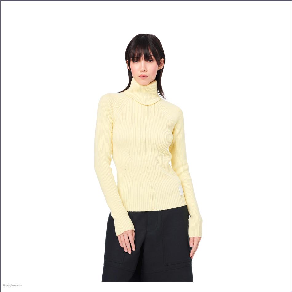  Marc Jacobs TENDER YELLOW MARCDOWN/View All Marcdown/The Ribbed Turtleneck