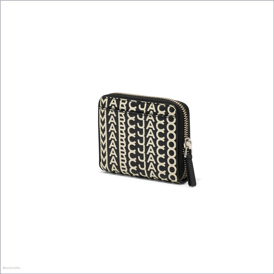  Marc Jacobs BLACK/WHITE MARCDOWN/View All Marcdown/The Monogram Leather Zip Around Wallet