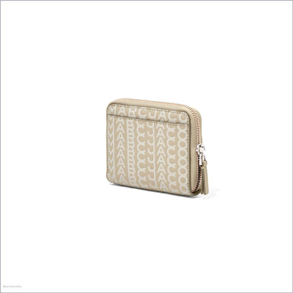  Marc Jacobs KHAKI MARCDOWN/View All Marcdown/The Monogram Leather Zip Around Wallet