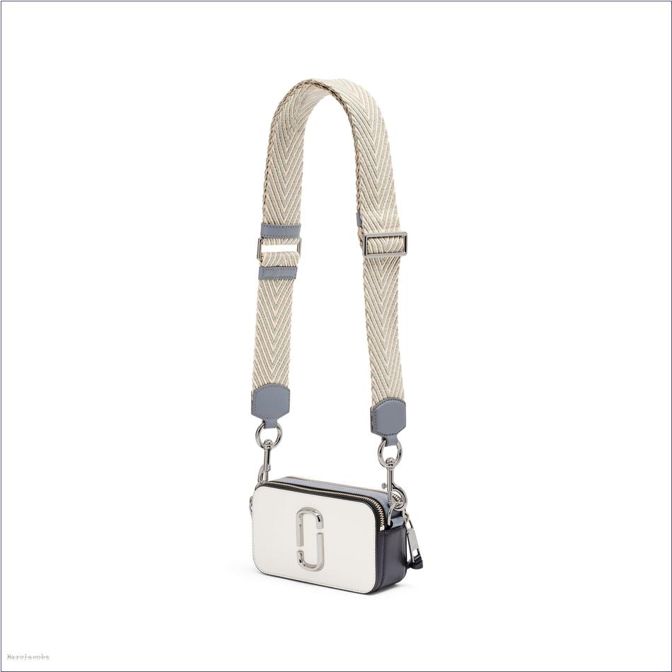  Marc Jacobs WOLF GREY MULTI ACCESSORIES/Straps/The Arrow Webbing Strap