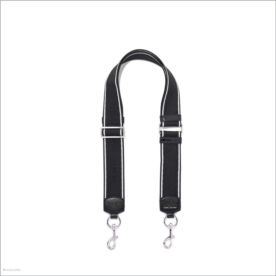  Marc Jacobs BLACK ACCESSORIES/Straps/The Logo DTM Webbing Strap