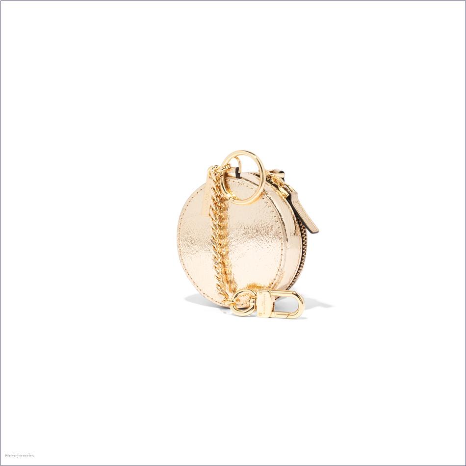  Marc Jacobs Gold MARCDOWN/View All Marcdown/The Sweet Spot Metallic Charm Pouch