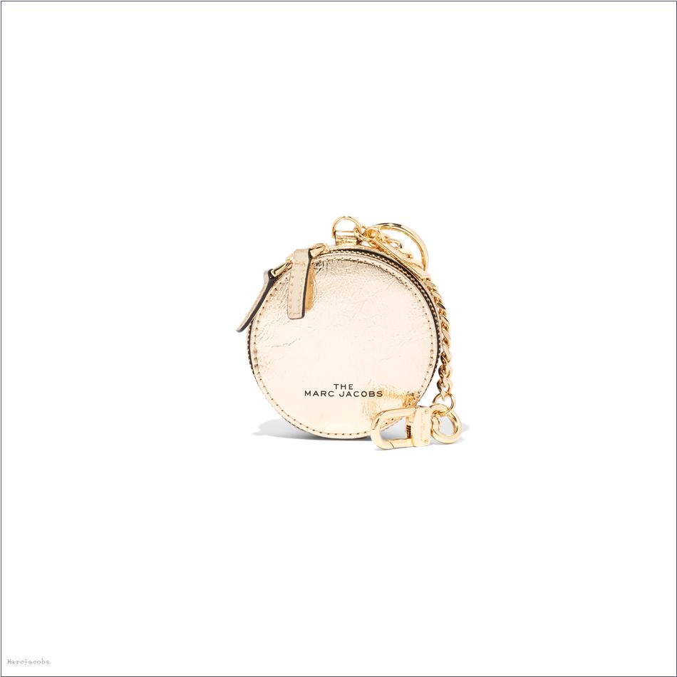  Marc Jacobs Gold MARCDOWN/View All Marcdown/The Sweet Spot Metallic Charm Pouch