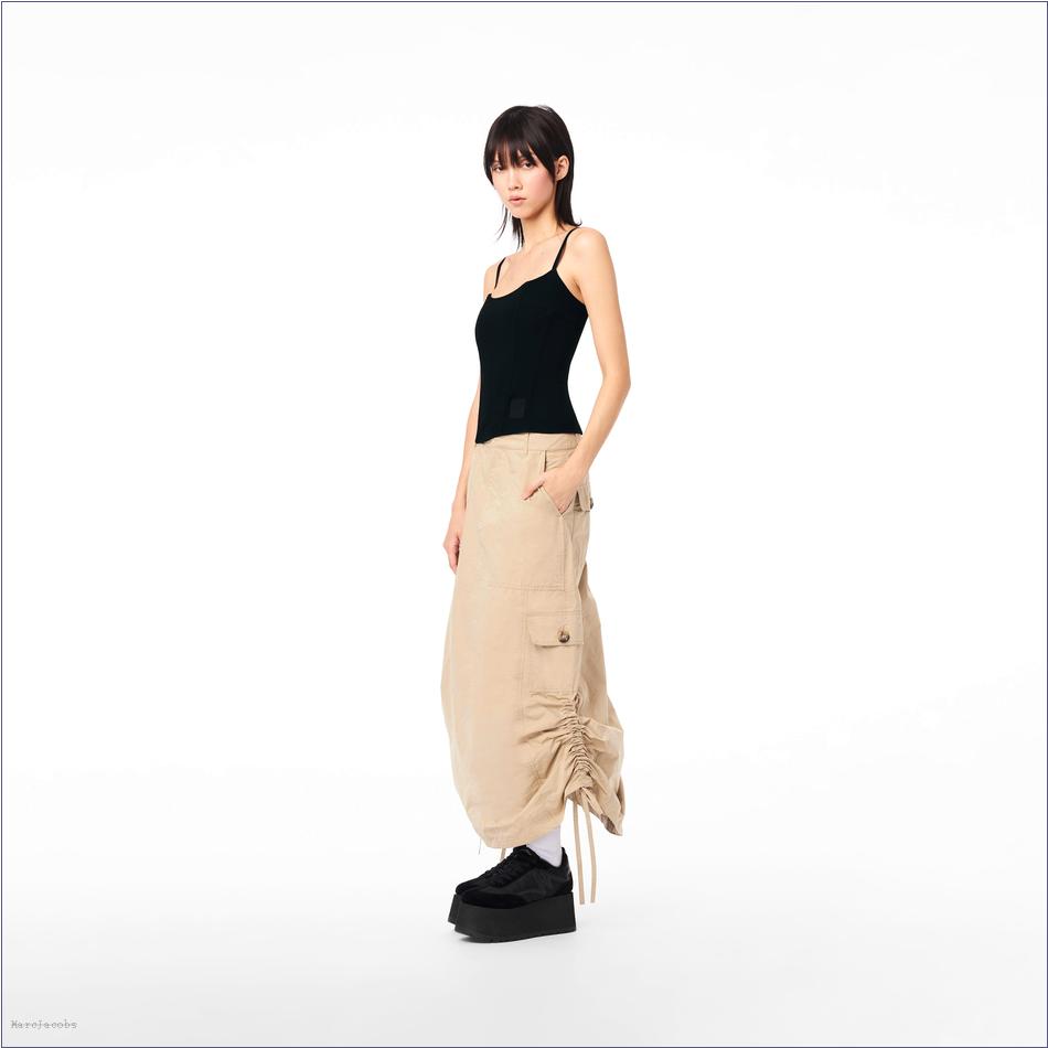  Marc Jacobs BEIGE MARCDOWN/View All Marcdown/The Cargo Skirt