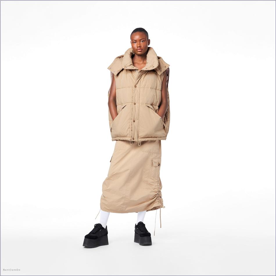  Marc Jacobs BEIGE MARCDOWN/View All Marcdown/The Oversized Puffer Vest